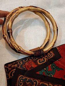 Unique Vintage Asian Inspired Handbag