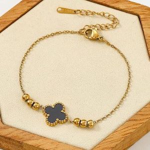 Elegant Clover Charm Bracelet