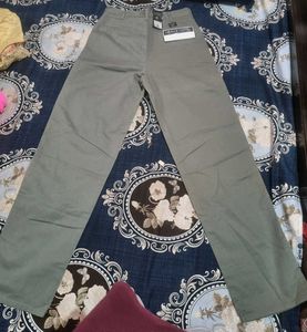 Premium casual Sage Green Relaxed Fit Chinos