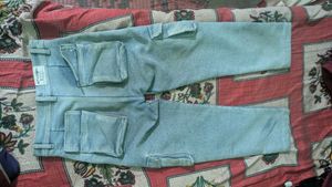 Light Blue Cargo Jeans