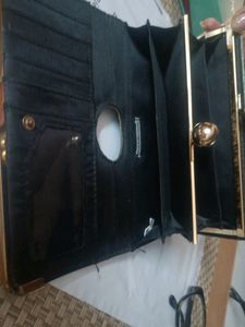 Vintage Reptile Print Clutch