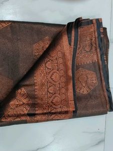 Elegant Bronze Woven Saree