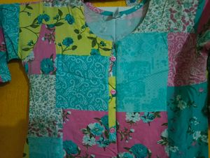 Colorful Patchwork Kurti