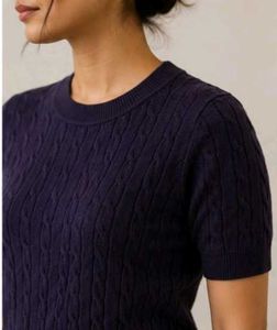 Stylish Cable Knit Top