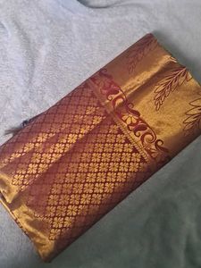 pretty silk blend saree