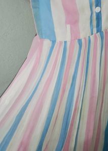 Striped Midi Dress