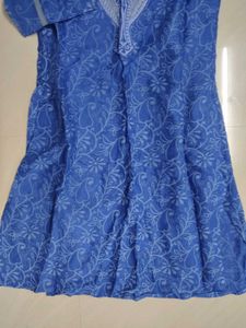 Blue Printed Kurta