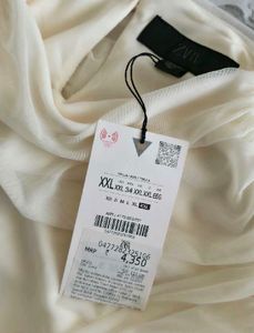 ZARA MINI DRESS WITH TULLE CAPE DETAIL