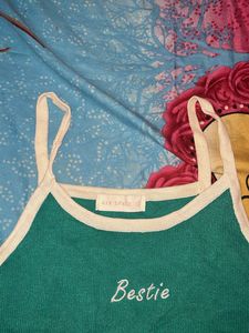 Green 'Bestie' Tank Top