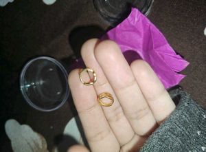 real gold Hoop Earrings