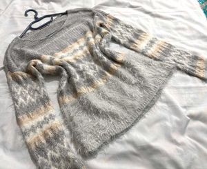 🎁Boho Cozy Fair Isle Knit Sweater O