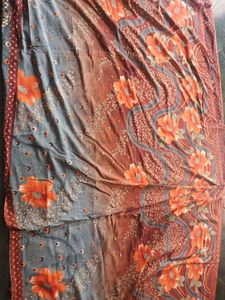 Floral Print Fabric sareee