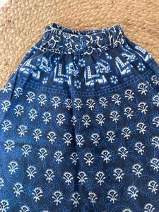 Bohemian Blue Printed Skirt
