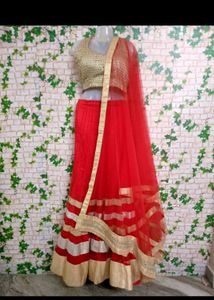 Red Lehenga Choli Set