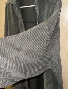Oversized Corduroy Shirt Jacket