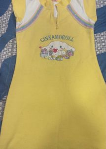CuteCumber Yellow Waffledress