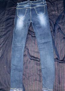 Navy Blue Wash Skinny Fit Jeans