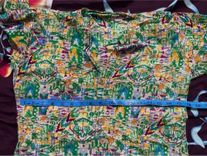 Green Cotton Kurta set