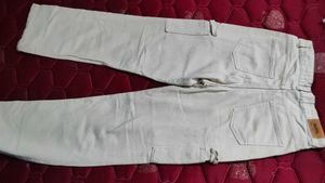 Men's Cargo Jeans - Light Beige