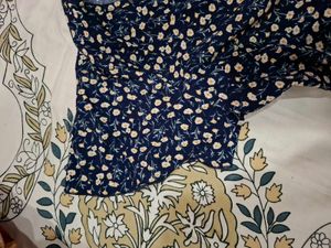 Floral Wrap Crop Top