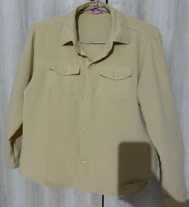 Classic Beige Long Sleeve Shirt