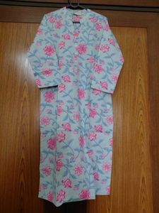 Light Blue Floral Kurta
