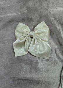 Elegant Satin Bow Hair Clip