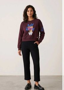 Womens Graphic Teddy Sweatshirt