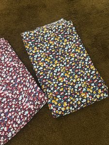 Floral Print Fabric - Set of 3