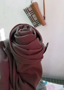 ELEGANT ABAYA WITH BROWN HIJAB