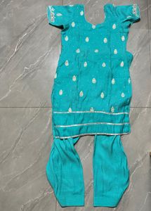 Turquoise Ethnic suit