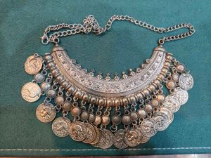Boho Coin Necklace Statement