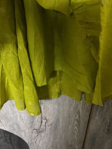 Embroidered Tiered Kurta cum dress