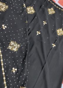 Black Saree New One