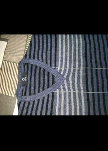 Stylish Striped V-Neck Men's Sweater