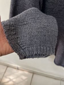 Cozy Gray Knit Sweater