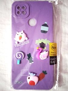 Cute Purple Phone Case with Charms