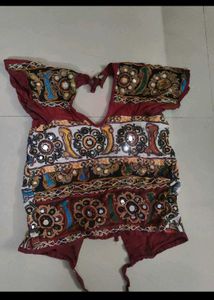 rajasthani work self design light weight blouse