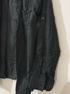 Striped Button-Up Shirt
