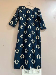 Stylish Blue Cotton Kurta