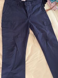Men's Navy Cargo Pants