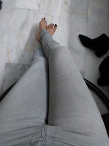 Grey Skinny Jeans