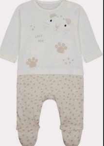 Cute Baby Romper with Tiger Design