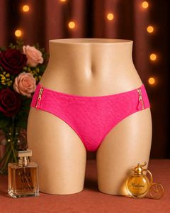 🇳🇿💫🎀Hot Pink Briefs with Zipper Detail