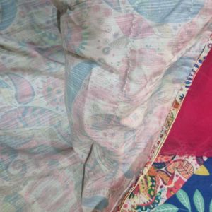 Vibrant Paisley Print Lehenga Choli with Dupatta