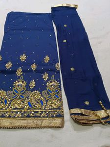 All Over Suit Cotton With Hand Work