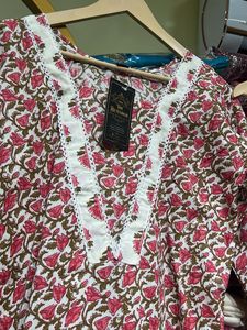 Floral Kurta Set with Pants