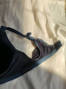 Comfortable neavy blue Bra