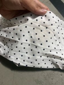 Chic Polka Dot Ruched Crop Top