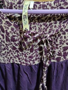 Purple Floral Top